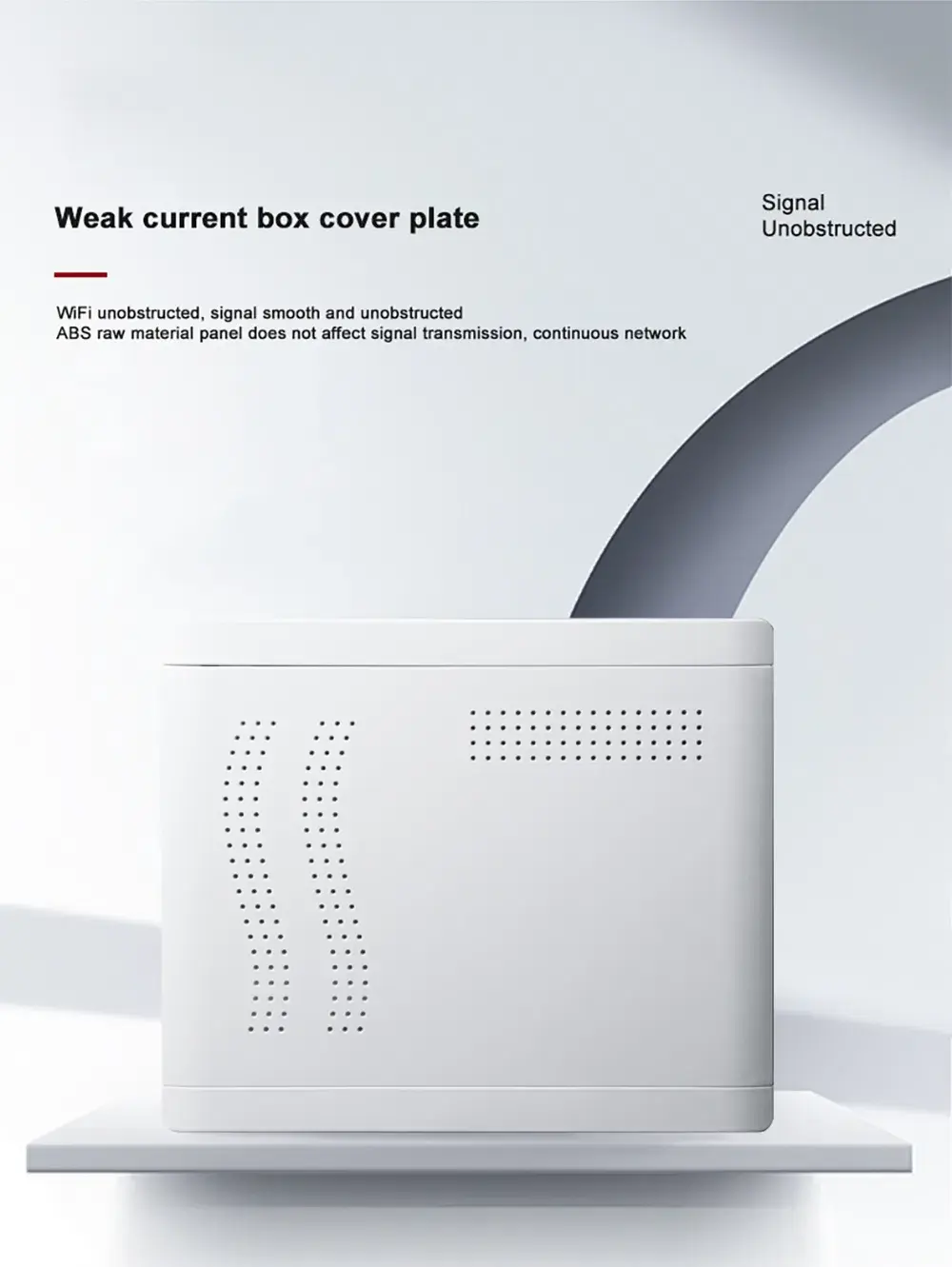 Fiber To The Home Information Box Plastic Cover Panel